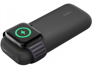 Batterie externe USB-C 10K avec chargeur Apple Watch Belkin Boost Charge Pro BATBLK0008-20