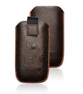 Housse Forcell SLIM Samsung i900 OMNIA / Apple iPhone 3G / 3GS / Nokia E71 / E72 Marron HFSL-M-20