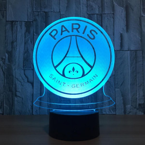 Creative Lampe LED 3D 2 modes d'éclairage, 7 couleurs, alimentation via USB ou piles AA Design PSG LEDASMARCS04-20