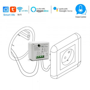 Adapter vos prises et lumières en Wifi Wifi Smart Socket prise en charge / Alexa / Google Home / IFTTT / App Smart Life / Tuya APWIFIALL01-20