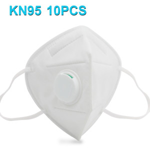 10 PCS Masque CE KN95 n95 Respirateur Respirant Protection Antipoussière Antiviral Anti-buée Médecin Infirmière Masque Facial avec Filtre Respiratoire SH4730913-20