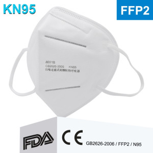 Masque CE / FDA / FFP2 Certifié KN95 n95 Filtre Auto-Amorçant Respirateur Protection Virus Infirmière Masque Facial SHU475390-20