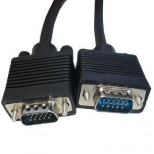 Câble VGA 15Pin mâle vers VGA 15Pin mâle, qualité normal 20m CVGA15P20M01-20