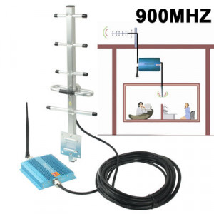 Booster / Répéteur de signal GSM 900 + Antenne (60dB) 50m² à l'intérieur BRSGSM900A01-20