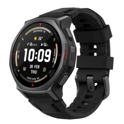 Amazfit T-Rex 3 Pro NFC, 44mm with Silicone Strap, Tactical Black EU W2548GL5N DM25900506-20