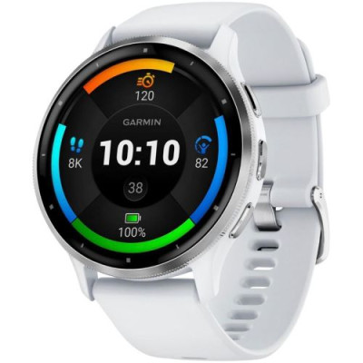 Garmin Venu 3 Smart Watch 45mm, GPS, reinforced polymer Stainless Steel Whitestone EU DA30200256-20