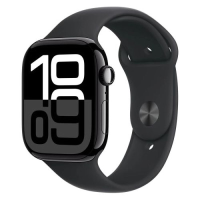 Apple Watch Series 10 GPS + Cellular 42mm Jet Black Alu Case, Black Sport Band S/M EU MWX63 DP31500428-20