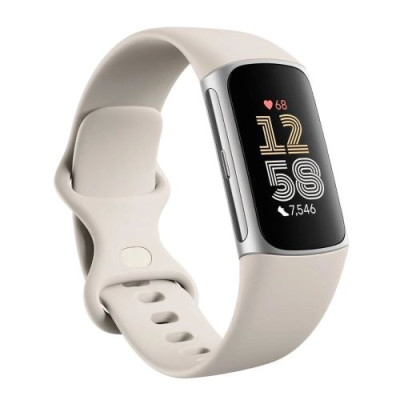 FitBit Charge 6 Advanced Fitness and Health Tracker, Porcelain EU DI7500118-20