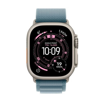 Apple Watch Ultra 3 (2025) GPS + Cellular 5G 49mm Natur Titanium Case with Light Blue/Alpine Loop M EU MEWM4 DP6920055-20