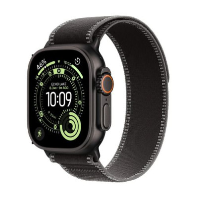 Apple Watch Ultra 3 (2025) GPS + Cellular 5G 49mm Black Titanium Case with Charcoal Trail Loop M/L EU MF1H4 DP64500522-20