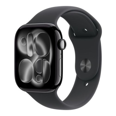 Apple Watch Series 11 (2025) GPS 42mm Jet Black Alu Case, Black Sport Band M/L EU MEQU4 DP29500419-20