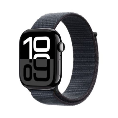 Apple Watch Series 10 GPS 46mm Jet Black Alu Case, Ink Sport Loop S/M EU MWWR3 DP34900769-20