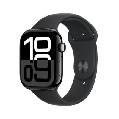 Apple Watch Series 10 GPS 42mm Jet Black Alu Case, Midnight Black Sport Band M/L EU MWWF3 DP31900465-20