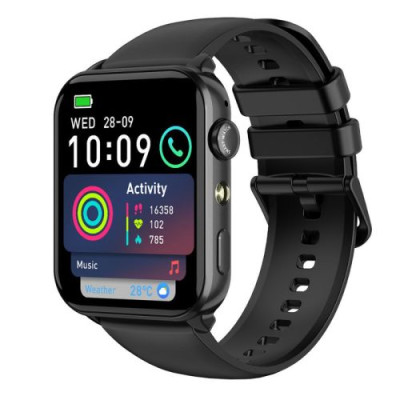 Blackview Smartwatch R30 Max 1,91'', with AI Voice Assistant, Black EU DL180037-20