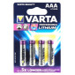 10x4 Varta Ultra Lithium Micro AAA LR 03