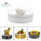 12 cm 360 degrés rotative de platine de platine de platine électrique d'affichage électrique Stand de prise de vue vidéo PLAYTABLE, CHARGE: 3KG (Blanc)