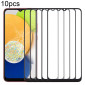 Lentille extérieure en verre pour écran avant, 10 pièces, pour Samsung Galaxy A03 SM-A035F, avec adhésif OCA optiquement transparent