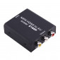 Convertisseur de signal vidéo composite mini vers AV / CVBS (noir)