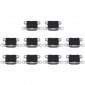 10 PCS Connecteur de Port de Charge pour iPhone 5 / 5S (Noir)