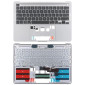 Pour MacBook Pro Retina 13 pouces A2289 2020 C-side Cover + US Edition Key Board (argent)