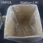 100 PCS 2.8C Sac d'emballage en plastique PE résistant à l'humidité, taille: 60 cm x 60 cm