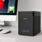 ORICO DS500U3 Boîtier de disque dur USB 3.0 de type magnétique à 5 baies avec indicateur DEL bleu