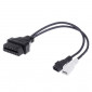 Câble diagnostic 2 x 2 Pin vers 16 Pin OBD 2 pour Audi