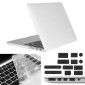 ENKAY pour Macbook Pro Retina 13,3 pouces (version US) / A1425 / A1502 Hat-Prince 3 en 1 Coque de protection en plastique dur avec protection de clavier et prise de poussière de port (blanc)