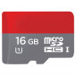 Carte mémoire 16 Go haute vitesse classe TF / Micro SDHC UHS-1 (U1), écriture: 12 Mo / s, lecture: 20 Mo / s (capacité réelle 100%) (Noir)