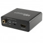 HDV-339 Full HD HDMI vers DVI + Adaptateur convertisseur audio stéréo numérique / coaxial analogique (noir)