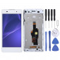 Écran LCD OEM pour Sony Xperia E5 F3311 F3313 Assemblage complet du numériseur avec cadre (Blanc)