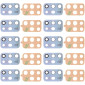 10 PCS Back Camera Lens pour Motorola Moto G20 XT2128-1 XT2128-2