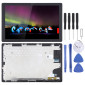 Pour Lenovo 10W 10 pouces écran LCD numériseur assemblage complet avec cadre (noir)