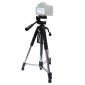 Support de diffusion en direct pour trépied d'appareil photo L-1200 pour téléphones portables, appareils photo, projecteurs Trépied réglable universel 55-148CM (argent)