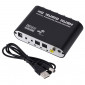 SPDIF Coaxial à RCA DTS AC3 Decoder audio 5.1ch Amplificateur numérique optique Convertisseur analogique et amplificateur HD Audio