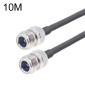 Câble adaptateur coaxial N femelle vers N femelle RG58, longueur du câble : 10 m.