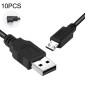 10pcs Driving Recorder Cord Cordon USB Chargeur de voiture Buck, style: 3,5 m + 1a (courbure gauche Android)