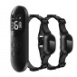 Collier de choc étanche intelligent pour dispositif de dressage de chien télécommandé pour animaux de compagnie, taille: pour deux chiens (noir)