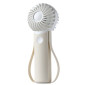 Ventilateur portatif silencieux en Silicone, petit ventilateur électrique suspendu au cou (Beige)