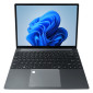 Ordinateur portable HONGSAMDE HSD1409, 14,1 pouces, 16 Go + 128 Go, Windows 10 Intel Celeron N5105 Quad Core jusqu'à 2,9 GHz, prise en charge de la carte TF et WiFi et BT et HDMI, prise US (gris foncé)