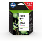 HP 3YM92AE noir / 3 couleurs N° 303