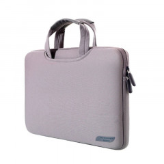 Sac à main portable portatif portable de 13,3 pouces pour MacBook Air / Pro, Lenovo et autres ordinateurs portables, taille: 34x25.5x2.5cm (gris)