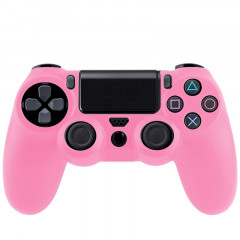 Étui flexible en silicone pour Sony PS4 Game Controller (rose)