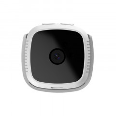 CAMSOY C9-DV Mini HD 1920 x 1080p Caméra de surveillance réseau intelligente portable grand angle de 70 degrés, Alarme de détection de mouvement, vision nocturne infrarouge et carte TF de 64 Go (Blanc)