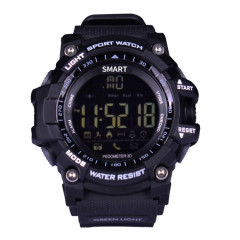 EX16 1.12 pouces FSTN LCD Affichage plein écran Sport Sport Smart Watch, IP67 50M Professionnel Étanche, Podomètre de soutien / Chronomètre / Alarme / Notification de rappel / Notifier l'appel / Appareil photo