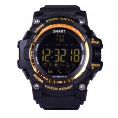 EX16 1.12 pouces FSTN LCD Affichage Angle Plein Sport Montre Smart Watch, IP67 50M Professionnel Imperméable À L'eau, Support Podomètre / Chronomètre / Alarme / Notification Rappel / Notification D'appel /