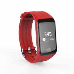 TLW B3 Fitness Tracker 0,66 pouce OLED Bracelet Bracelet Smart Bracelet, IP67 Étanche, Mode Sport Support / Moniteur de Fréquence Cardiaque Continue / Moniteur de Sommeil / Rappel d'Information (Rouge)