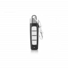 433MHz Type de copie Clé de porte de garage sans fil universelle 4 boutons émetteur de télécommande de copie (blanc)