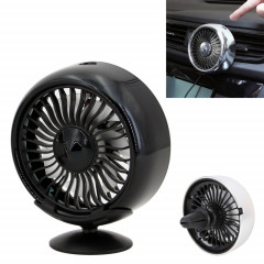 Ventilateur de refroidissement électrique portable multifonctions sortie d'air de voiture Sucker (noir)