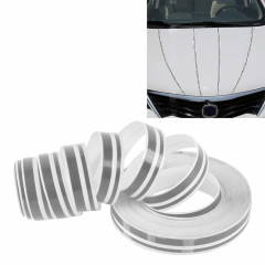 Ligne de ruban de bande décorative auto-adhésive de voiture de 12mm × de 9.8m (Gris)